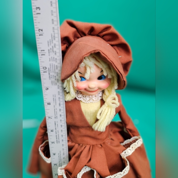 Vtg Handmade Detergent Dish Soap Bottle Doll With Pockets Doorstop‎ Cottagecore - Picture 8 of 8